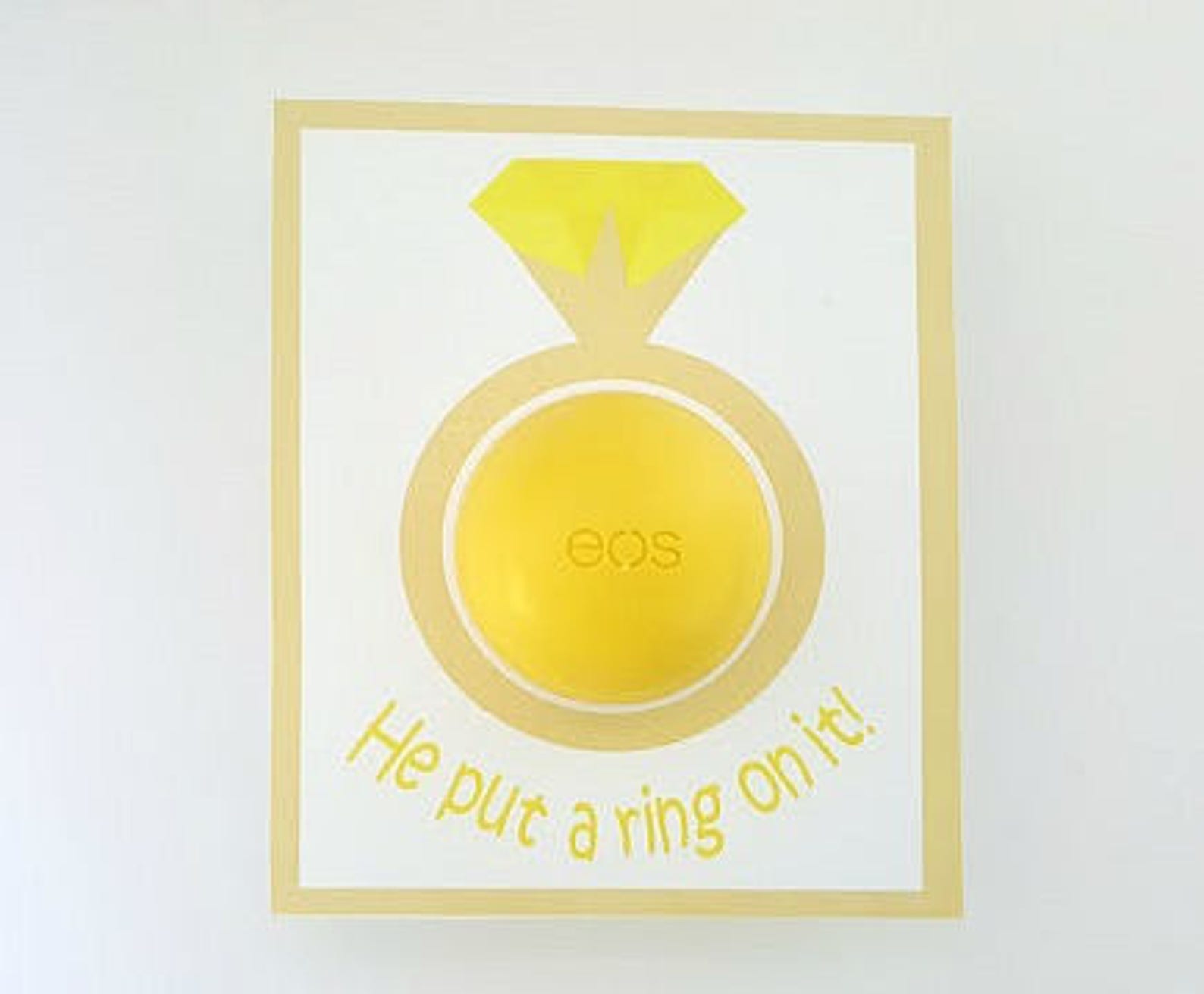 PDF: Bridal Shower EOS Lip Balm Cards EOS Lip Balm Bridal | Etsy