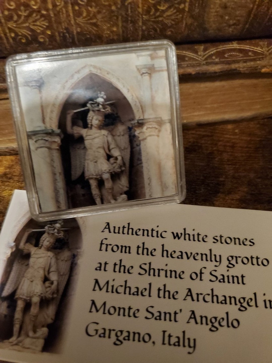 St. Michael Relic Cave Stone Display Stone From Cave in Monte