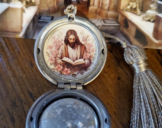 Tomb of Jesus Reliquary Locket With Stones Gathered at Tomb of Jesus ...