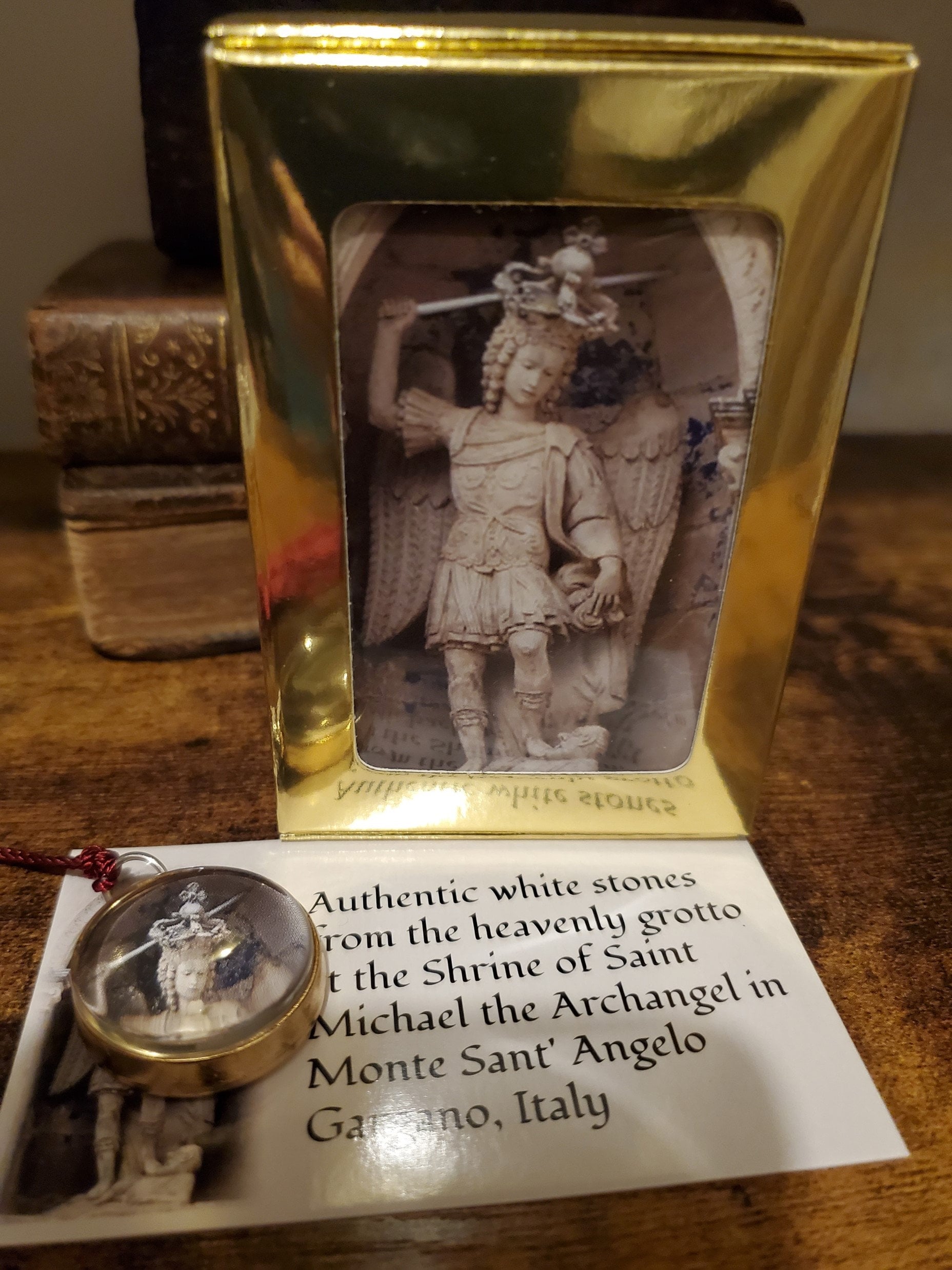 St. Michael Relic Cave Stone From Cave in Monte Santangelo, Gargano