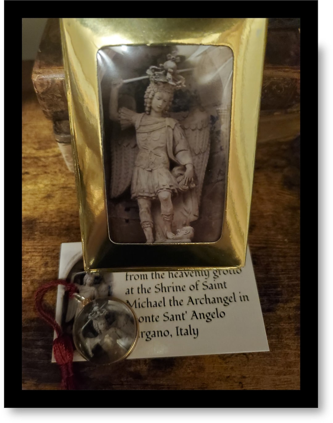 St. Michael Relic Cave Stone From Cave in Monte Santangelo, Gargano