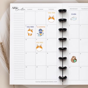 ARK Sticker Set | Cute Cartoon Dog Collection Sticker | Planner Stickers | ECLP Stickers | Happy Planner | Life Planner | Passion Planner
