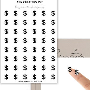 50 Money Sticker | Payday Label | Bill Planner Sticker | Transparent Sticker | Clear Sticker | Gold Foil Sticker | Money Sign Sticker