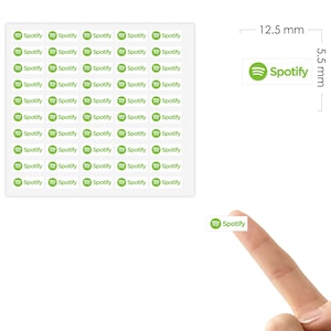 50 Spotify-sticker | Pictogramsticker | Spotify-betalingsherinnering | Erin Condren | Glanzende sticker Happy Planner