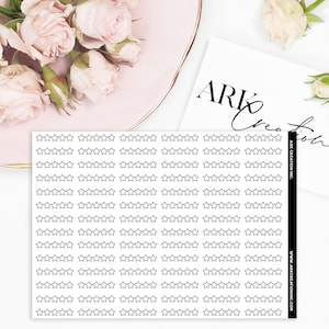 ARK Functional | 5つ星評価レビューステッカー | Erin Condrenステッカー | Happy Planner | ほぼ日 | 機能的アイコン落書きプランナーステッカー