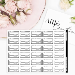 ARK Funktionstüchtig | Rechnung fällig Aufkleber | Erin Condren Aufkleber | Happy Planner | Hobonichi | Funktionale Icon Doodle Planer ECLP Aufkleber