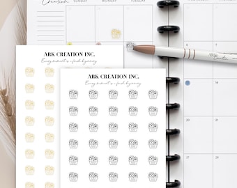40 klare Aufkleber für Lebensmittel, Lebensmittelgeschäft Planer, Lebensmittelgeschäft Planer Aufkleber, Lebensmittelgeschäft Aufkleber, Happy Planner