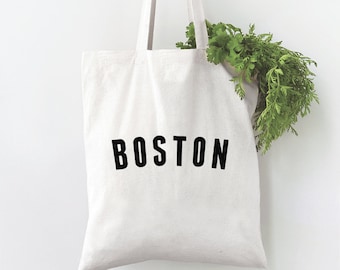 Boston Tote Bag, City Tote, Boston Canvas Bag, Boston Tote, Market Tote Bag, Tote Bag, Canvas Bag, Canvas Tote Bag, Market Bag, Cute Tote