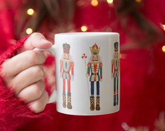 Nutcracker Mug, Christmas Mug, Nutcracker Ballet Mug, Holiday Mug, Gift, Christmas Gift, Cute Coffee Mug, Hot Cocoa Mug, Coffee Mug, Mug
