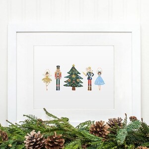 Nutcracker Christmas Print, Merry Christmas Printable, Nutcracker Ballet, Printable Wall Art, Christmas Wall Art, Nutcracker Christmas Decor