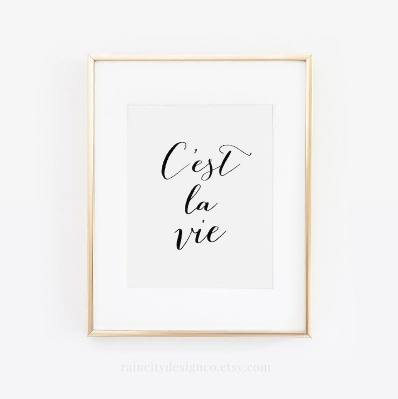 C Est La Vie Cest Print Desk Accessories Travel Image 0
