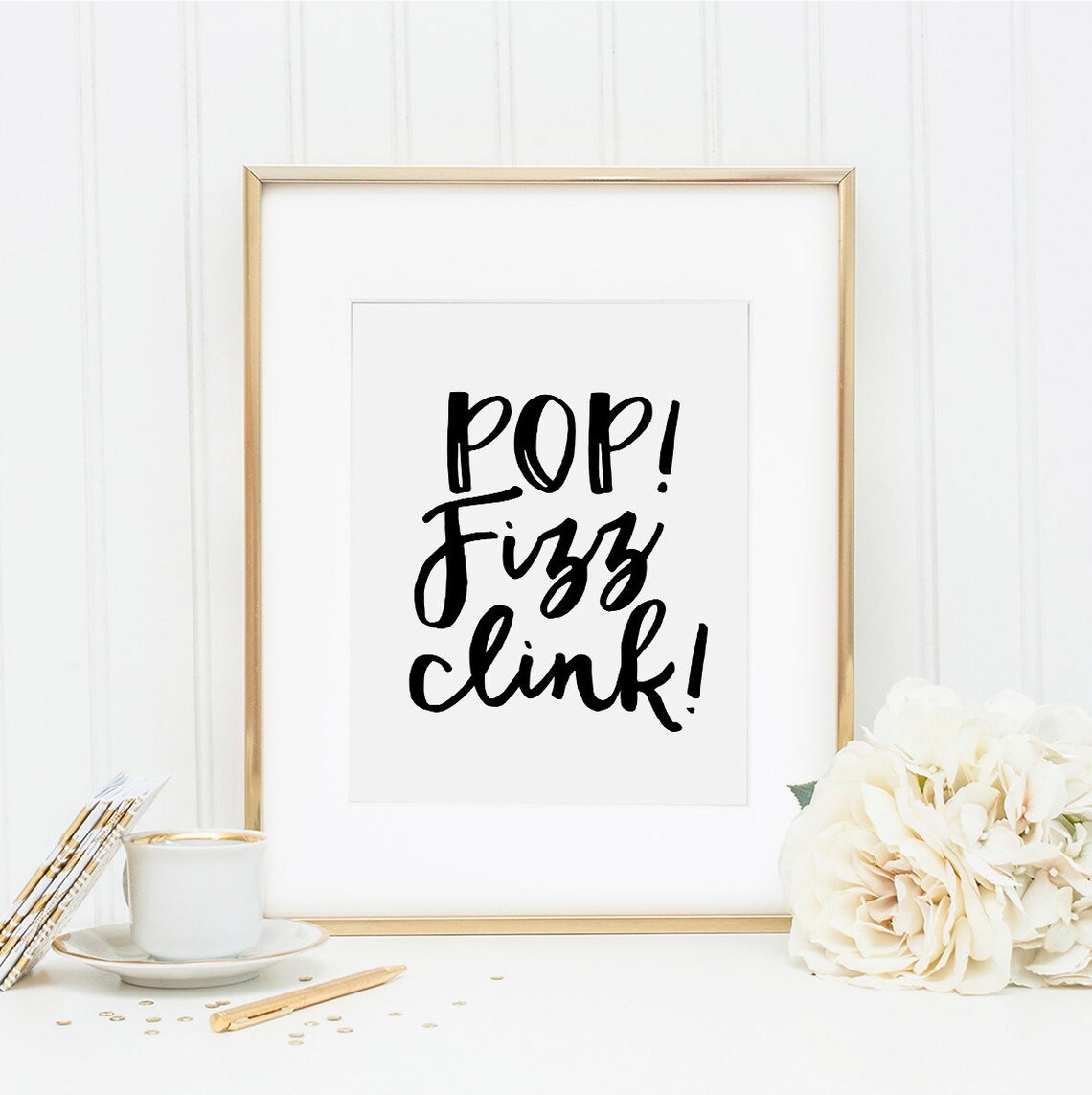 Pop Fizz Clink Pop Fizz Clink Print Bachelorette Party - Etsy