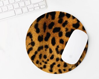 Leopard Print, Jaguar Print, Cheetah Print Mouse Pad, Animal Print, Desk Accessories, Mouse Pad, Animal Print Home Decor, Office Desk Decor