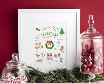 Julsaker, Jultryck, God Jul, Vintersaker, Juldekorationer, Vinterkonst, Juldekorationer, Jultrycksaker