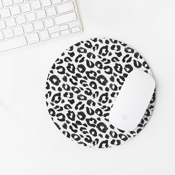 Leopard Print Mouse Pad Animal Print Leopard Print Desk Etsy