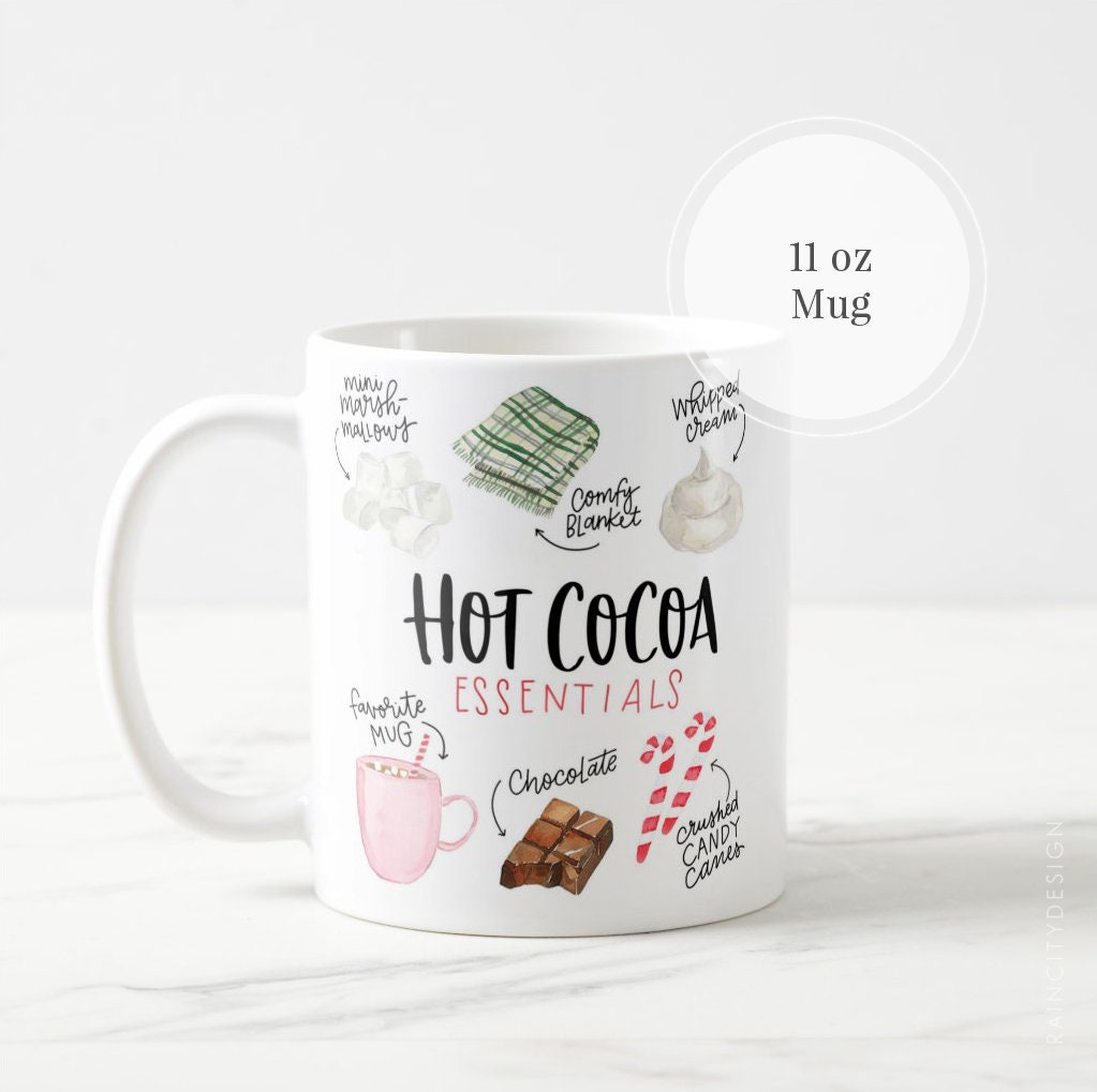 Custom Mug I Just Want to Drink Hot Cocoa and Listen to 
