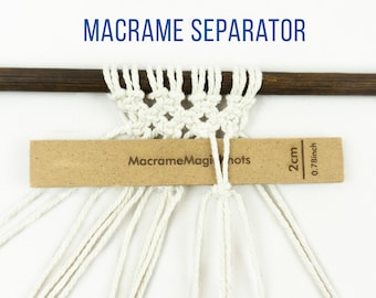 Macrame Separator | Modern Macrame Tool | Macrame Wall Hanging Tool | Macrame Gift | Macrame Pattern Tool | Macrame cord tool | Macrame KIT