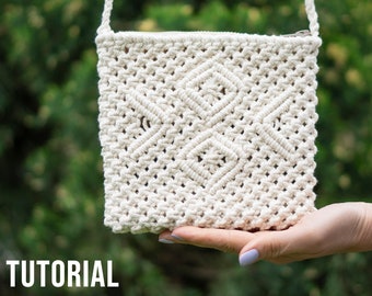 Macrame Bag Tutorial | Macrame Bag Pattern | Macrame Bag for Beginners | Macrame Pattern