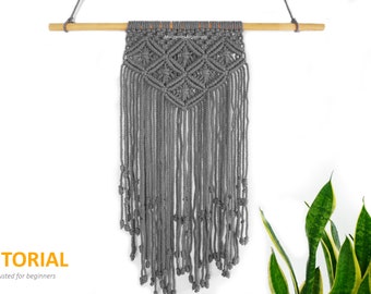 Macrame Pattern | Macrame Wall Hanging Tutorial | DIY Macrame | Macrame For Beginners | Wall Hanging Pattern