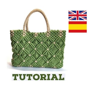 Macrame Bag Tutorial | Macrame Bag Pattern | Macrame Bag Kit | Macrame Kit | PDF Tutorial