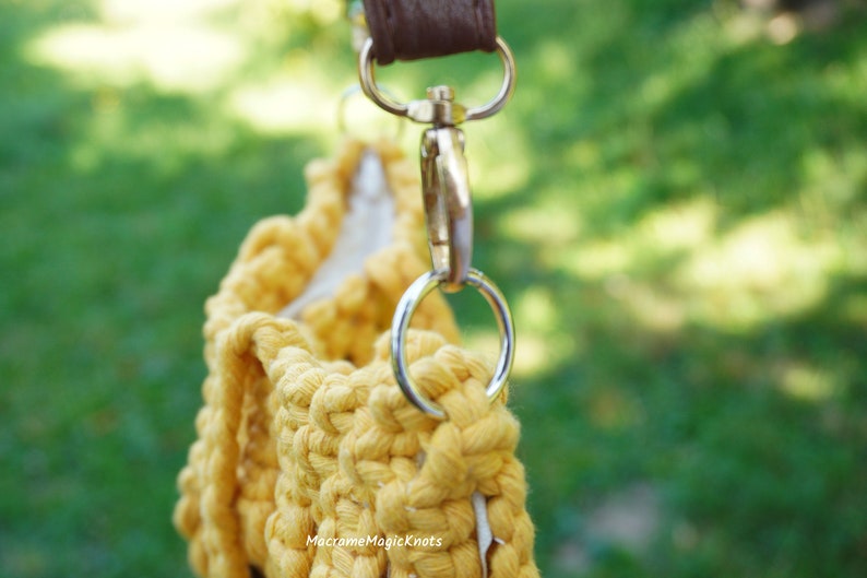 Macrame Bag Tutorial Macrame Bag Pattern Macrame Bag for Beginners Macrame Pattern by Macrame Magic Knots image 9