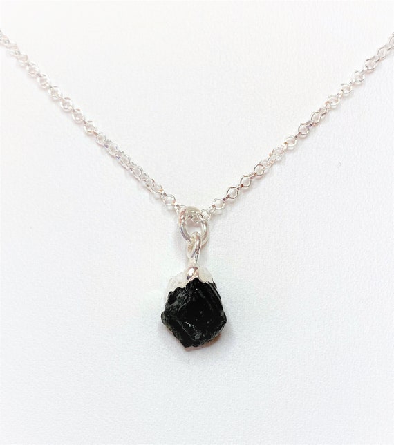 Black Tourmaline Freeform Pendants Black Tourmaline Freeform Pendants