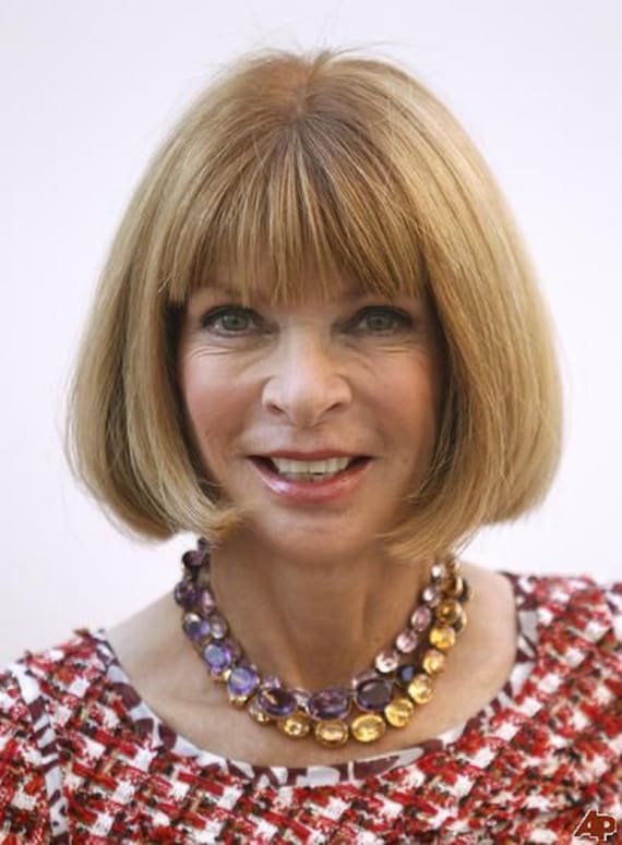 Anna Wintour Necklace Purple Georgian Collet Amethyst Rhinestone