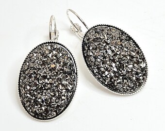 Orecchini a goccia in cristallo di acquamarina blu – Orecchini scintillanti in argento sterling per donna, gioielli fatti a mano delicati, regalo elegante per lei - Italia