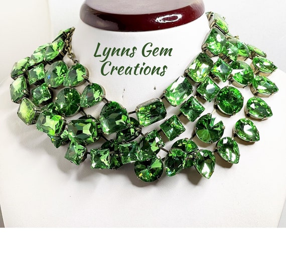 Georgian crystal necklace hot sale