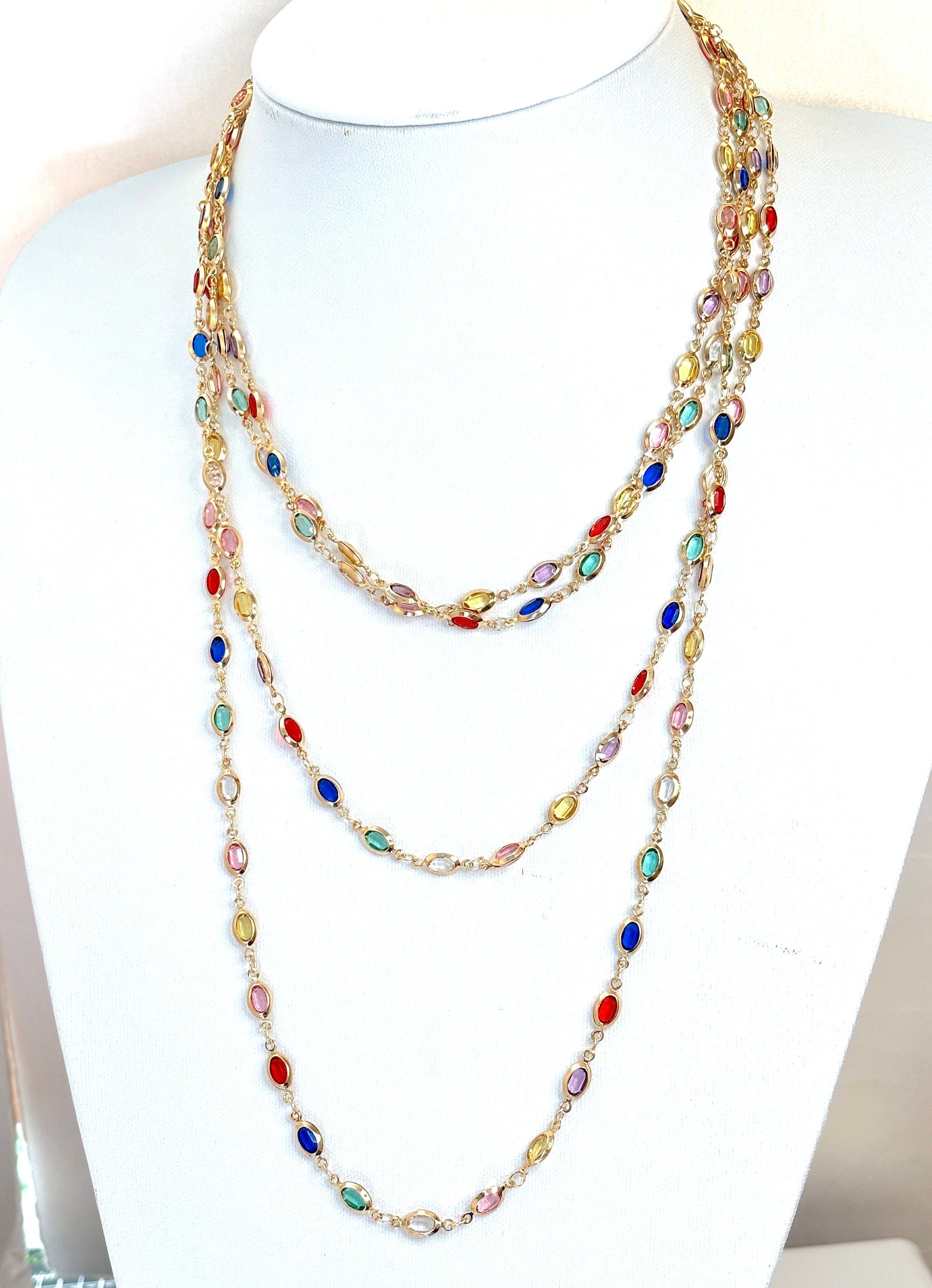 Crystal chain jewellery deals