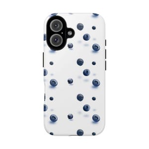 Phone case with blueberries