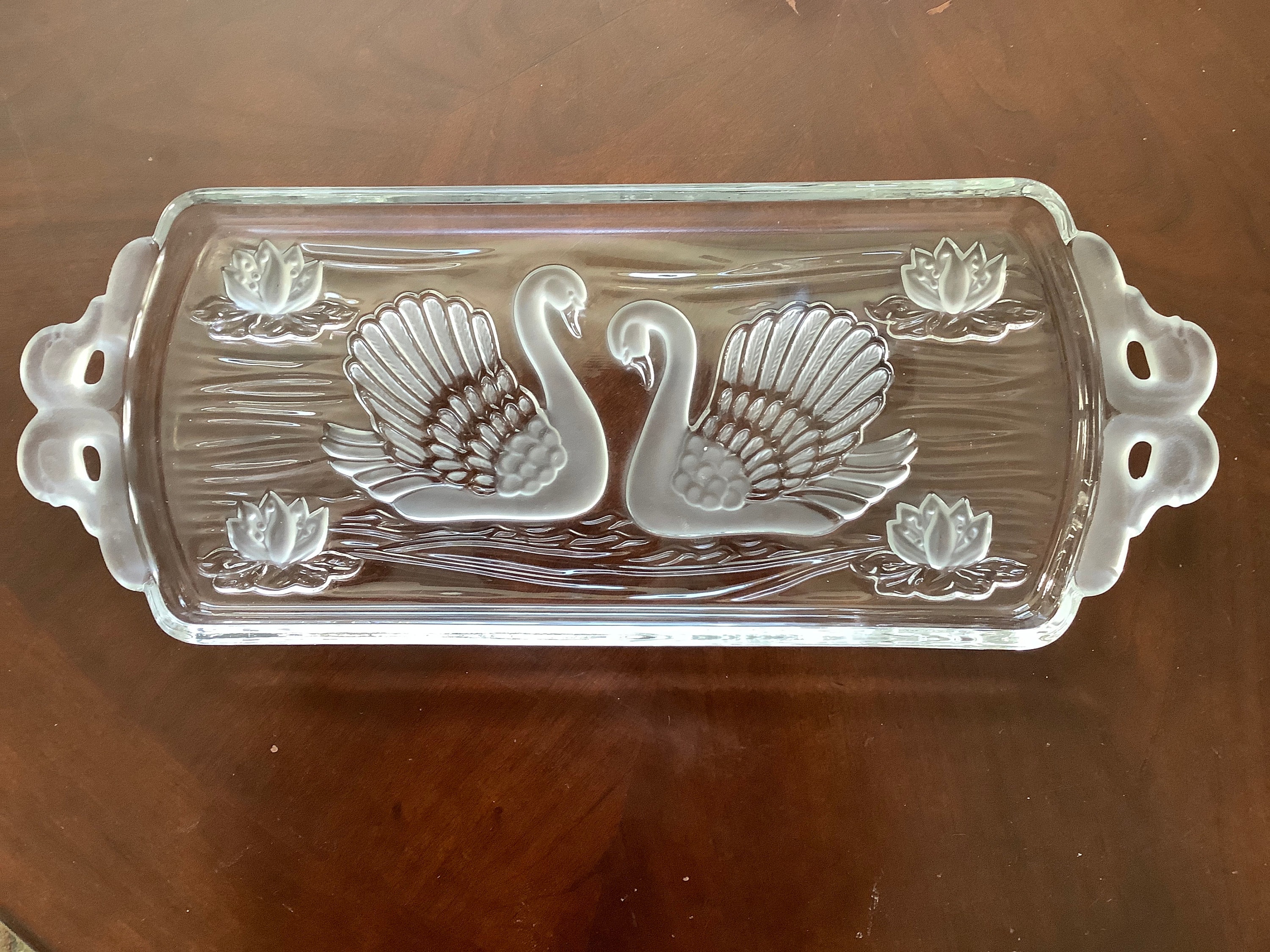 ジョンデリアン Swans スワン OBLONG TRAY トレイ Hosna Serving Tray