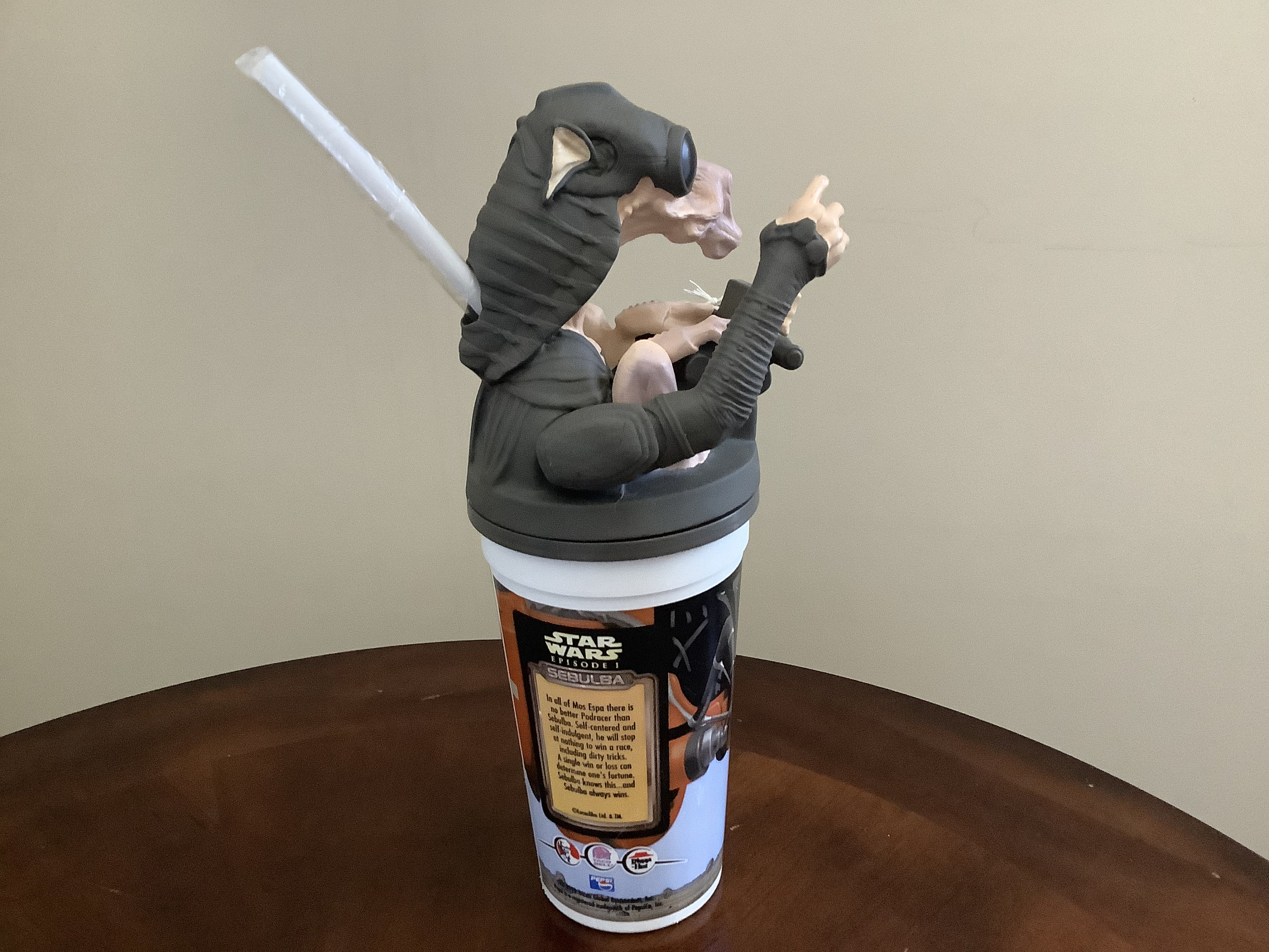 New! Star Wars Episode I Sebulba 16 oz. Cup with Straw