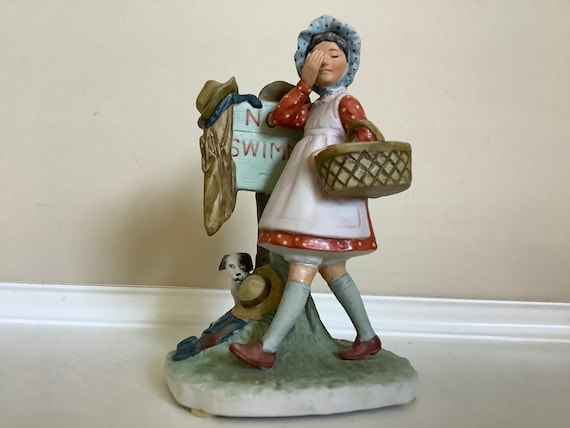 Norman Rockwell no Swimming Figurine: From the Gift World of
