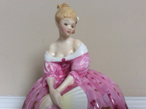 Royal Doulton Victoria Figurine: Bone China Lady in Pink Floral Dress - Etsy Royal Doulton Victoria Figurine: Bone China Lady in Pink Floral Dress - Etsy