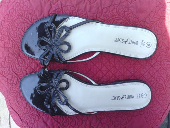 white stag sandals
