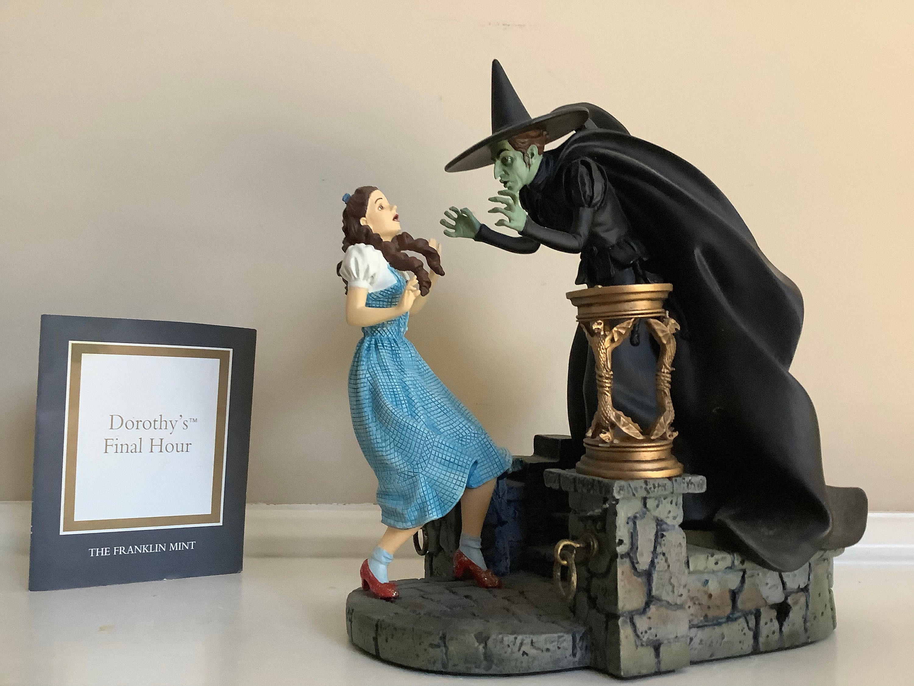 The Franklin Mint The Wizard of Oz Dorothy s Final Hour The Wicked Witch and Dorothy Figurine