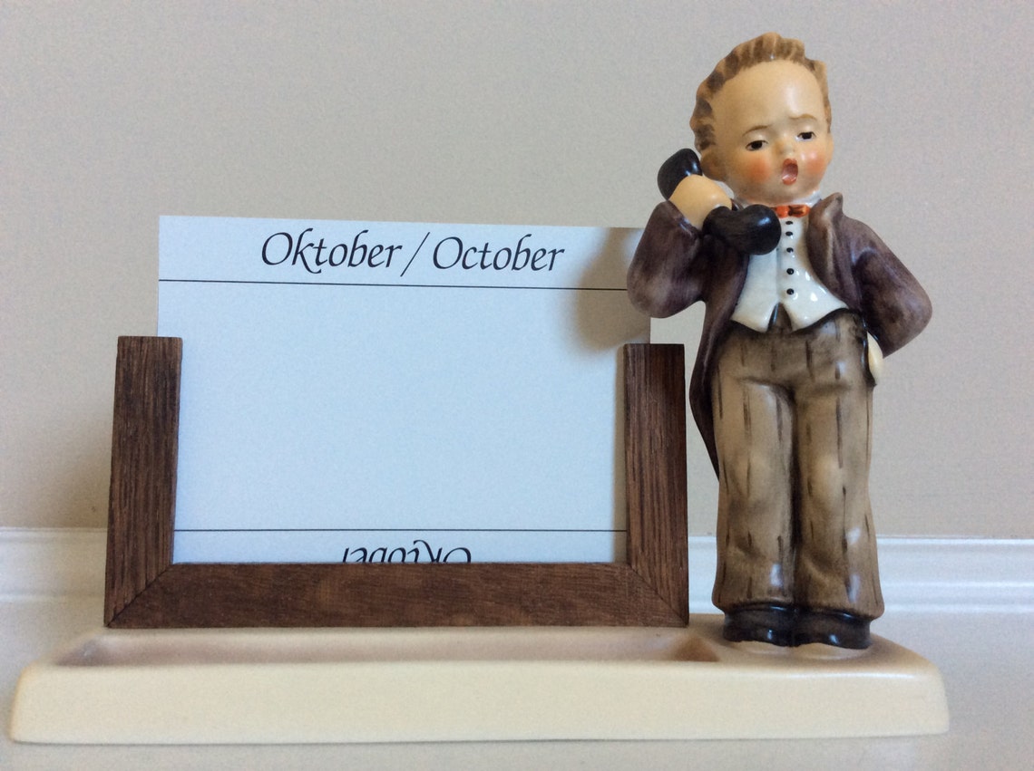 Hummel Goebel chef Hello Perpetual Calendar Boy Etsy