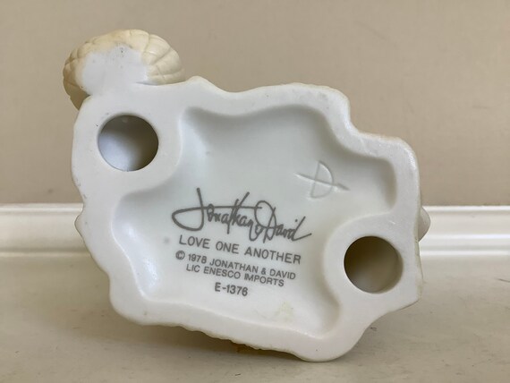Jonathan and David “love One Another” Figurine E-1376. Enesco. - Etsy