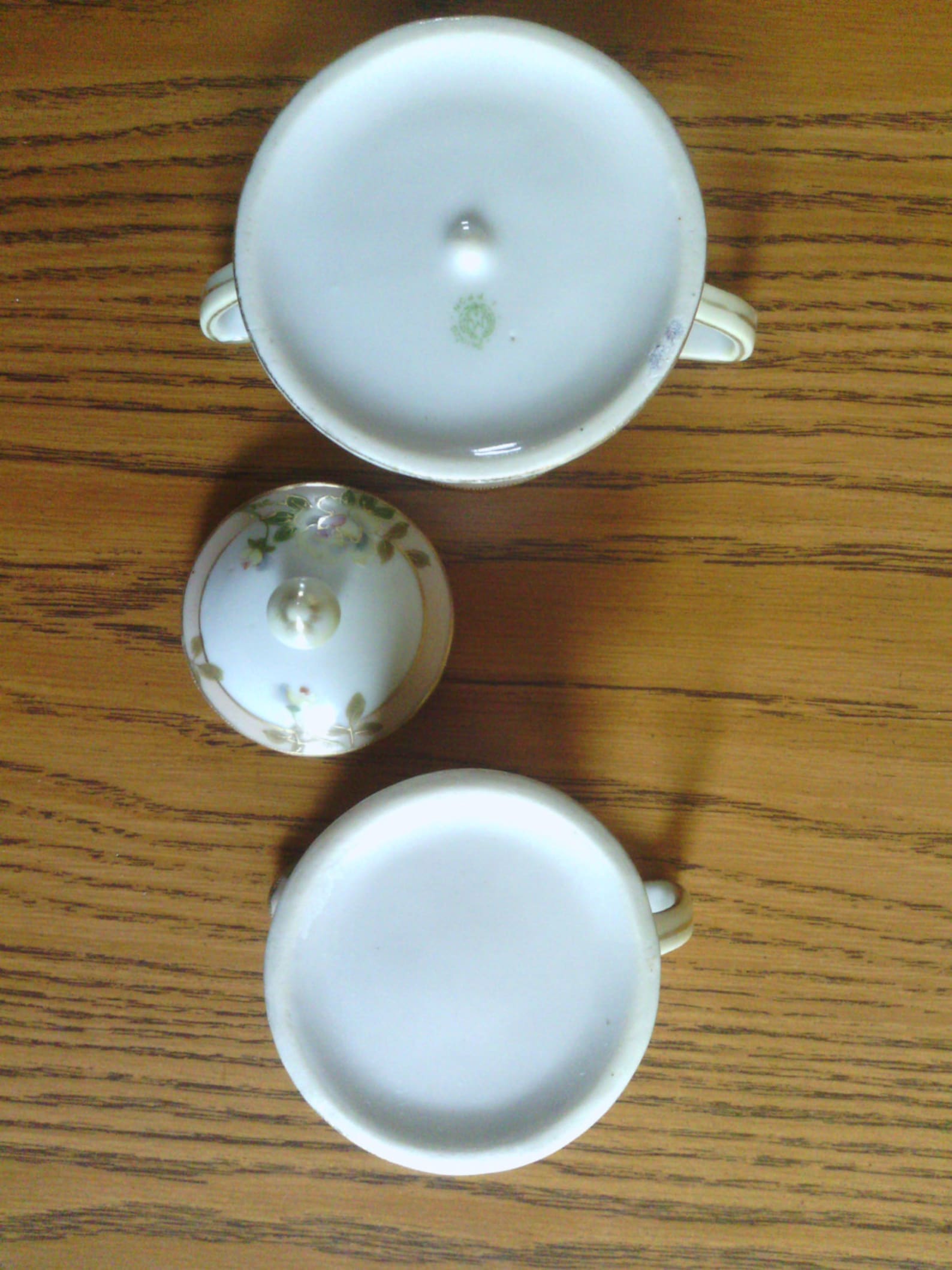 Antique Sugar and Creamer Set With a Lovely Floral Design and Etsy