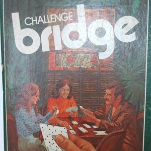 Challenge Bridge 1972 3M Bookshelf Game ~ Family Game Night