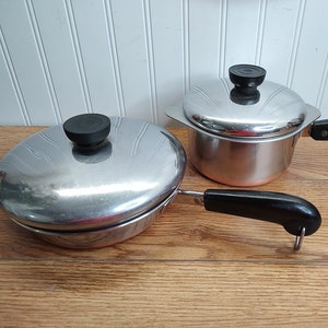 One Two Person Revere Ware Five Piece Set ~ Cooking for One ~ RW#216