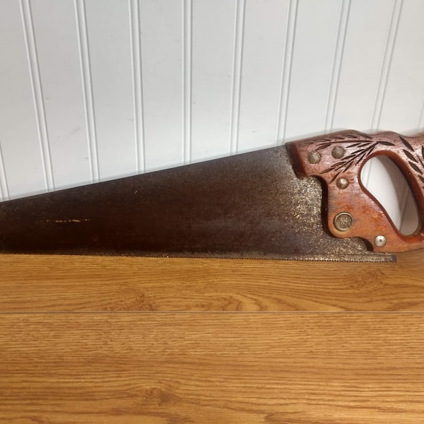 Vintage Hand Saw Etsy