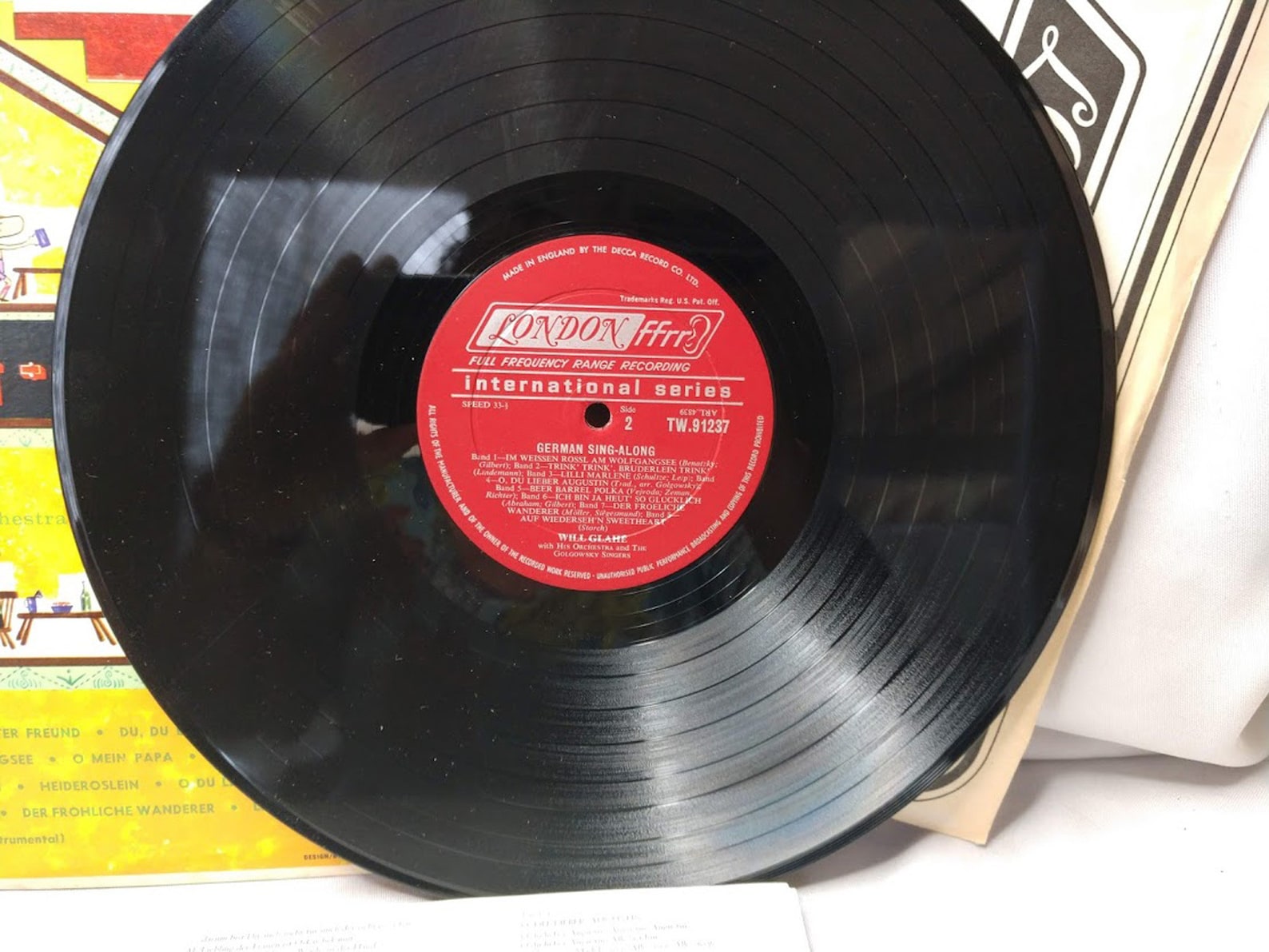 German Sing Along 16 German Songs for You to Sing LP ACP Etsy