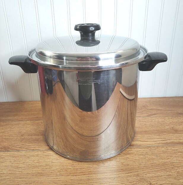 COOK-O-MATIC Cookware Stock Pot Steamer 18-8 Tri Ply SurgicalStainless  Steel USA