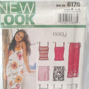 New Look Simplicity #6178 Seven Pieces Size A 8-18
