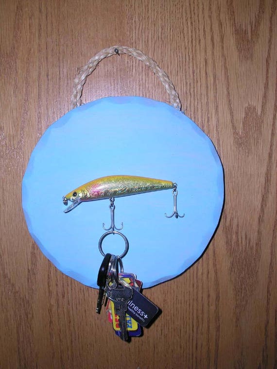 Fishing Lure Key Holder Man Cave Fishing Decor Key Holder / Rack