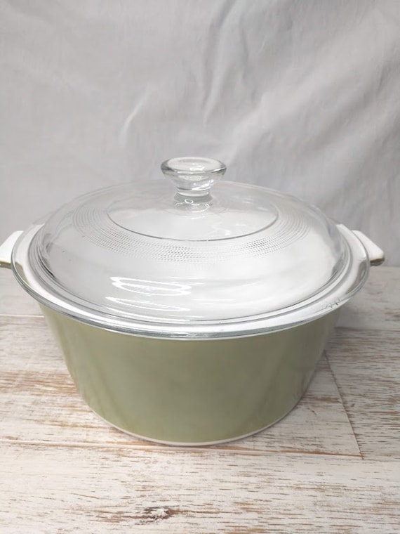 Vintage Corning Ware Green Casserole Dishes 1.75 Qt W/lid Etsy New