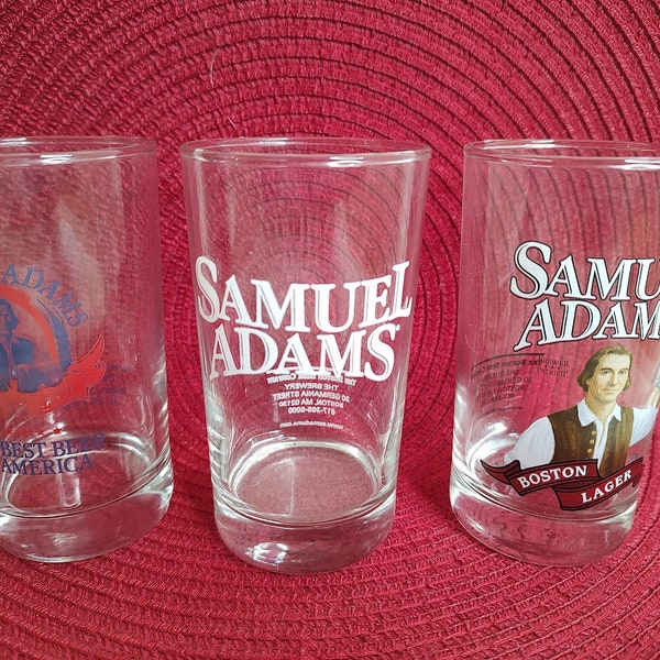 Samuel Adams Tasting Glasses (3)~ Vintage Barware