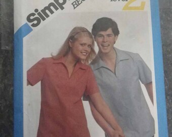 Simplicity Pattern Beginner's Choice Level 2 ~ Size 12 Misses & Mens Pullover